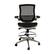 Alt View 11. Alamont Home - Waylon Modern Mesh Drafting Stool - Black Mesh/Graphite Silver Frame.