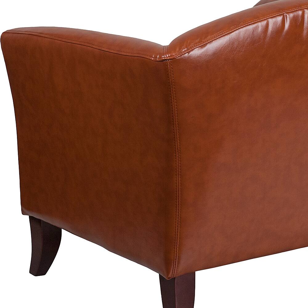 Alt View 17. Alamont Home - Hercules Imperial  Contemporary Leather/Faux Leather Reception Chair - Cognac.