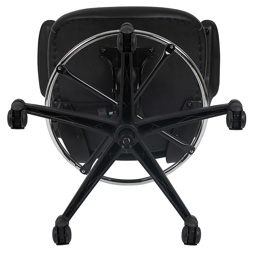 Alt View 15. Alamont Home - Kelista Contemporary Mesh Drafting Stool - Black LeatherSoft/Mesh.