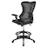 Alt View 14. Alamont Home - Waylon Contemporary Mesh Drafting Stool - Black.