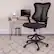 Alt View 12. Alamont Home - Waylon Contemporary Mesh Drafting Stool - Black.