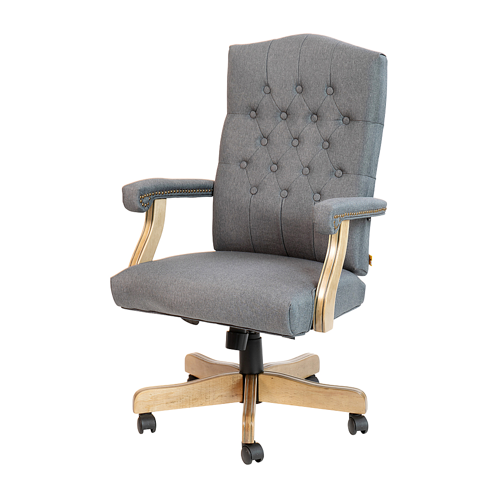 Details about   Martha Washington Burgundy LeatherSoft Executive Swivel Office Chair with Arms 