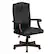 Front. Alamont Home - Martha Washington Traditional Leather/Faux Leather Executive Swivel Office Chair - Black LeatherSoft.