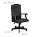 Alt View 13. Alamont Home - Martha Washington Traditional Leather/Faux Leather Executive Swivel Office Chair - Black LeatherSoft.