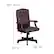 Alt View 13. Alamont Home - Martha Washington Traditional Leather/Faux Leather Executive Swivel Office Chair - Burgundy LeatherSoft.