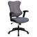 Front. Alamont Home - Kale Contemporary Mesh Executive Swivel Office Chair - Gray Mesh.