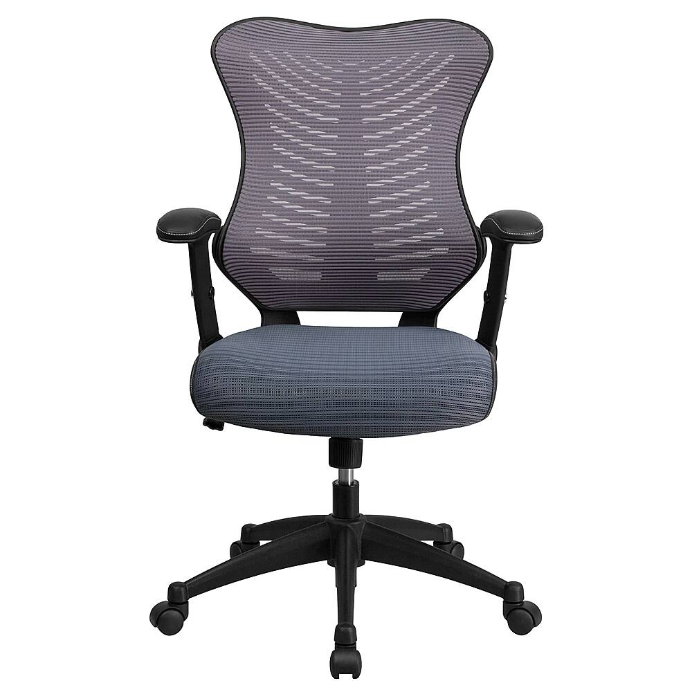Alt View 11. Alamont Home - Kale Contemporary Mesh Executive Swivel Office Chair - Gray Mesh.