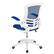 Alt View 14. Alamont Home - Kelista Contemporary Mesh Swivel Office Chair - Blue Mesh/White Frame.