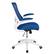 Alt View 16. Alamont Home - Kelista Contemporary Mesh Swivel Office Chair - Blue Mesh/White Frame.