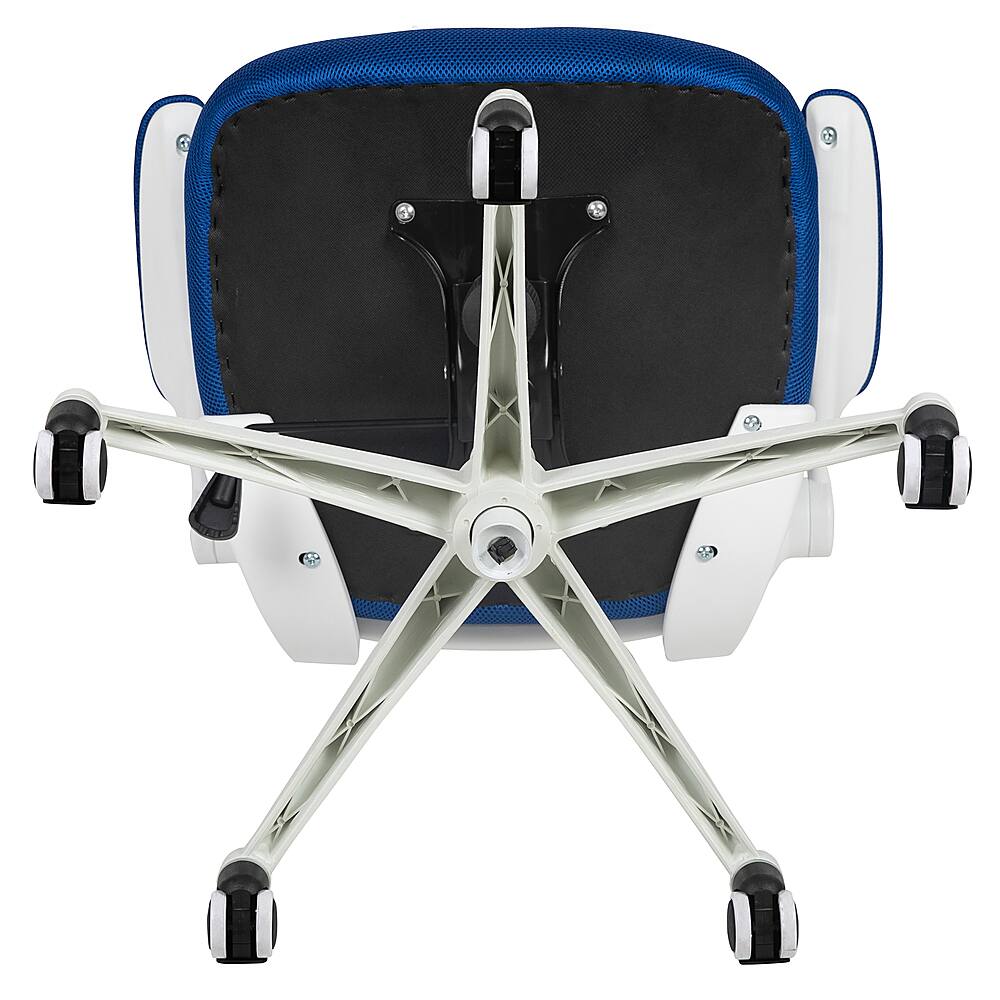 Alt View 18. Alamont Home - Kelista Contemporary Mesh Swivel Office Chair - Blue Mesh/White Frame.