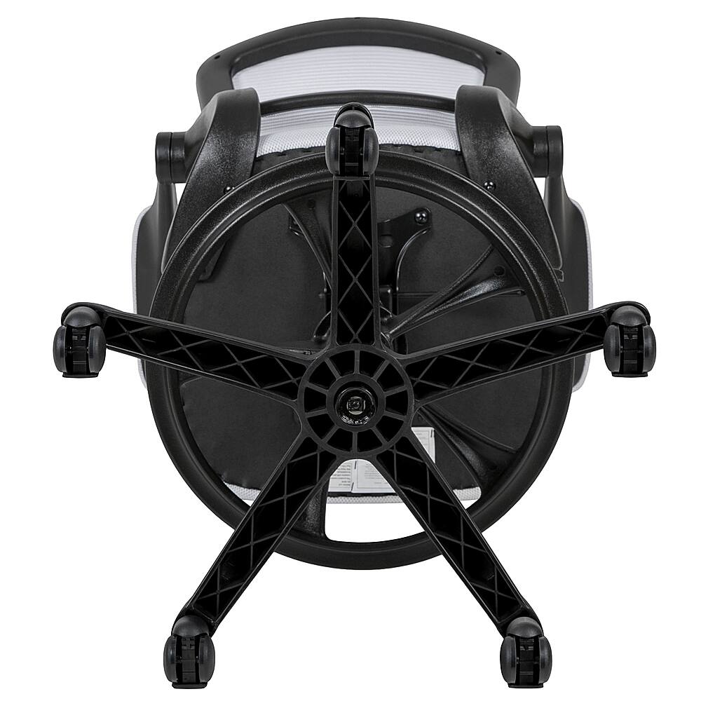 Alt View 15. Alamont Home - Kale Contemporary Mesh Drafting Stool - White.