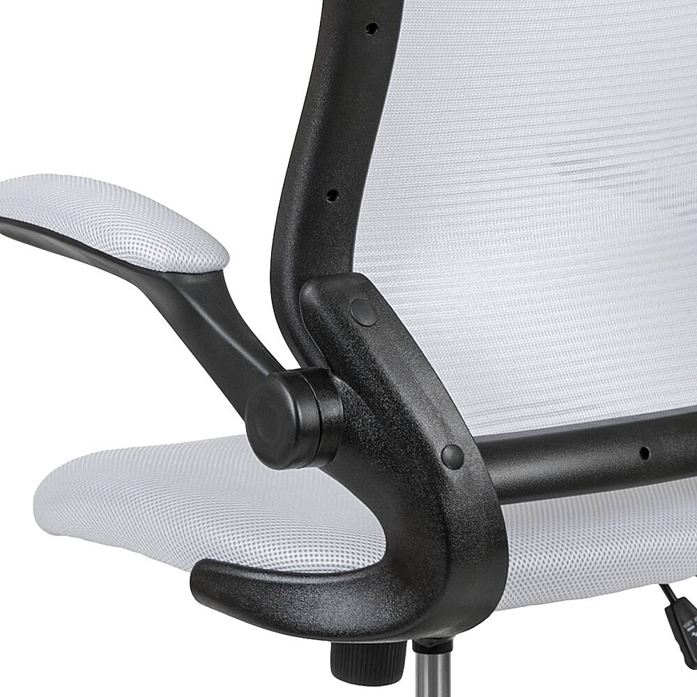 Alt View 17. Alamont Home - Kale Contemporary Mesh Drafting Stool - White.