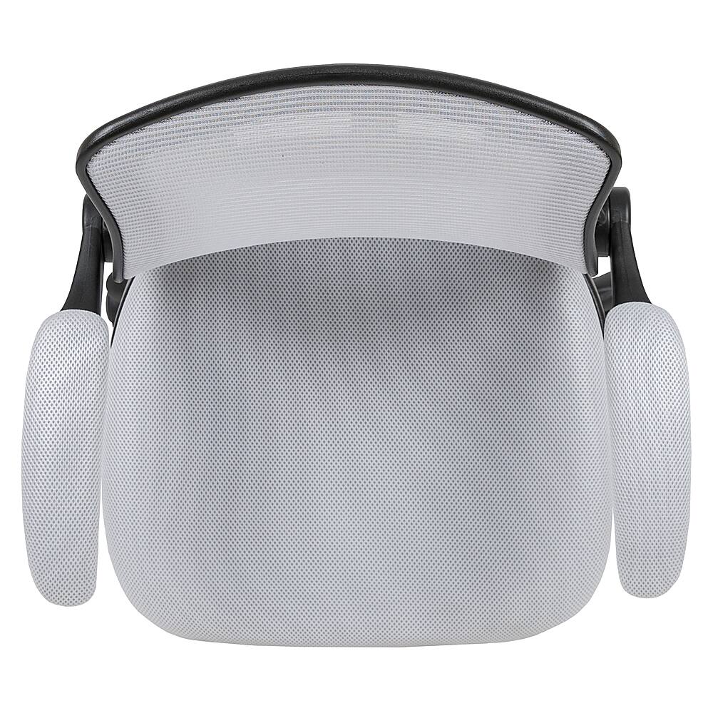 Alt View 20. Alamont Home - Kale Contemporary Mesh Drafting Stool - White.