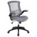 Front Zoom. Flash Furniture - Kelista Contemporary Mesh Swivel Office Chair - Dark Gray Mesh.