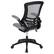 Alt View 14. Alamont Home - Kelista Contemporary Mesh Swivel Office Chair - Dark Gray Mesh.