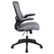 Alt View Zoom 16. Flash Furniture - Kelista Contemporary Mesh Swivel Office Chair - Dark Gray Mesh.