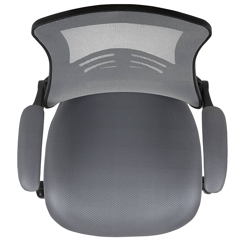 Alt View 17. Alamont Home - Kelista Contemporary Mesh Swivel Office Chair - Dark Gray Mesh.
