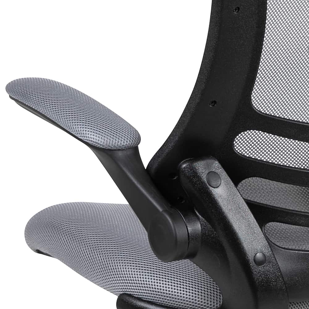 Alt View 19. Alamont Home - Kelista Contemporary Mesh Swivel Office Chair - Dark Gray Mesh.