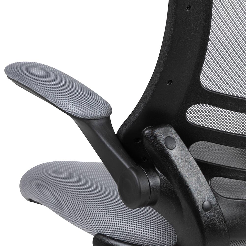 Alt View 19. Alamont Home - Kelista Contemporary Mesh Swivel Office Chair - Dark Gray Mesh.