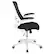 Alt View 16. Alamont Home - Kelista Contemporary Mesh Swivel Office Chair - Black Mesh/White Frame.