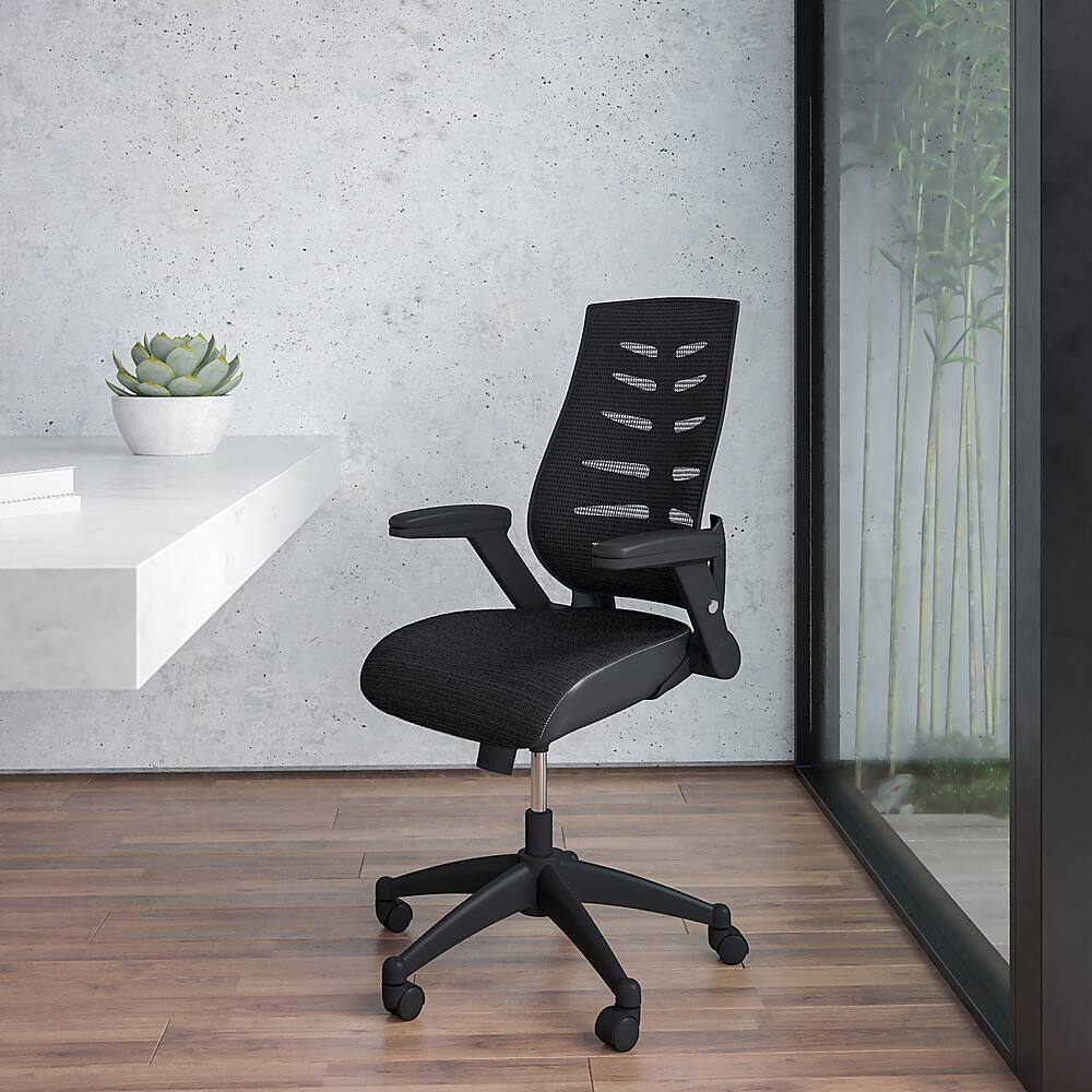 Alt View 12. Alamont Home - Kale Contemporary Mesh Executive Swivel High Back Office Chair - Black.