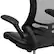 Alt View 24. Alamont Home - Kelista Contemporary Leather/Faux Leather Swivel Office Chair - Black LeatherSoft/Mesh.