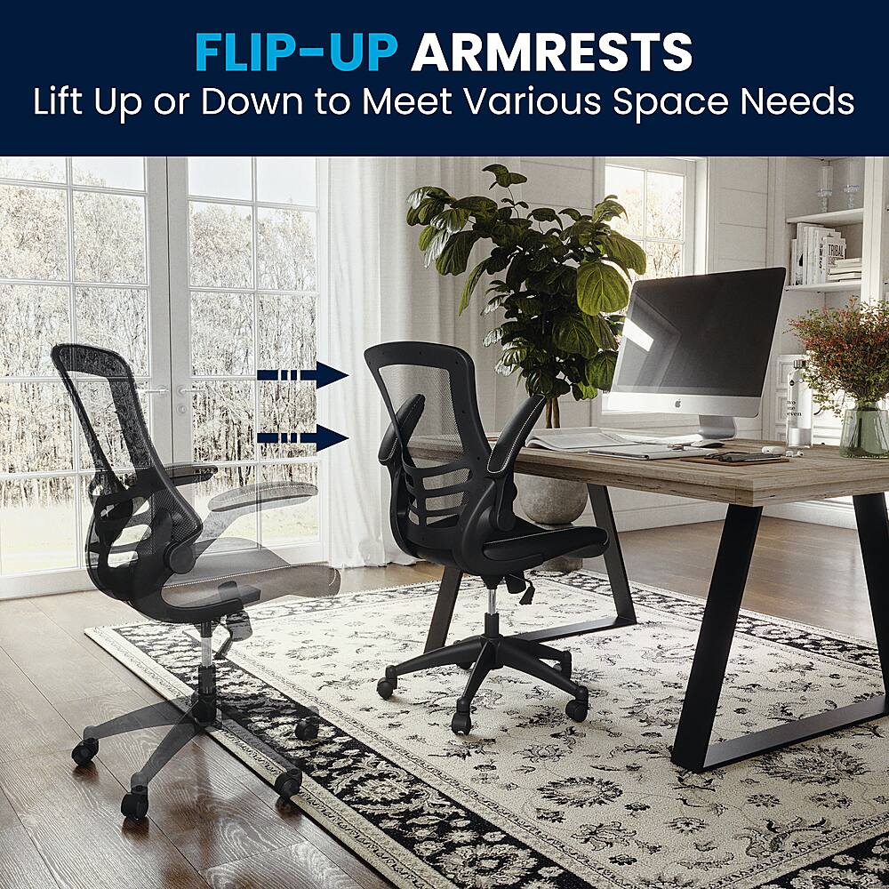 Flip-up Armrests: Lift Up or Down to Meet Various Space Needs