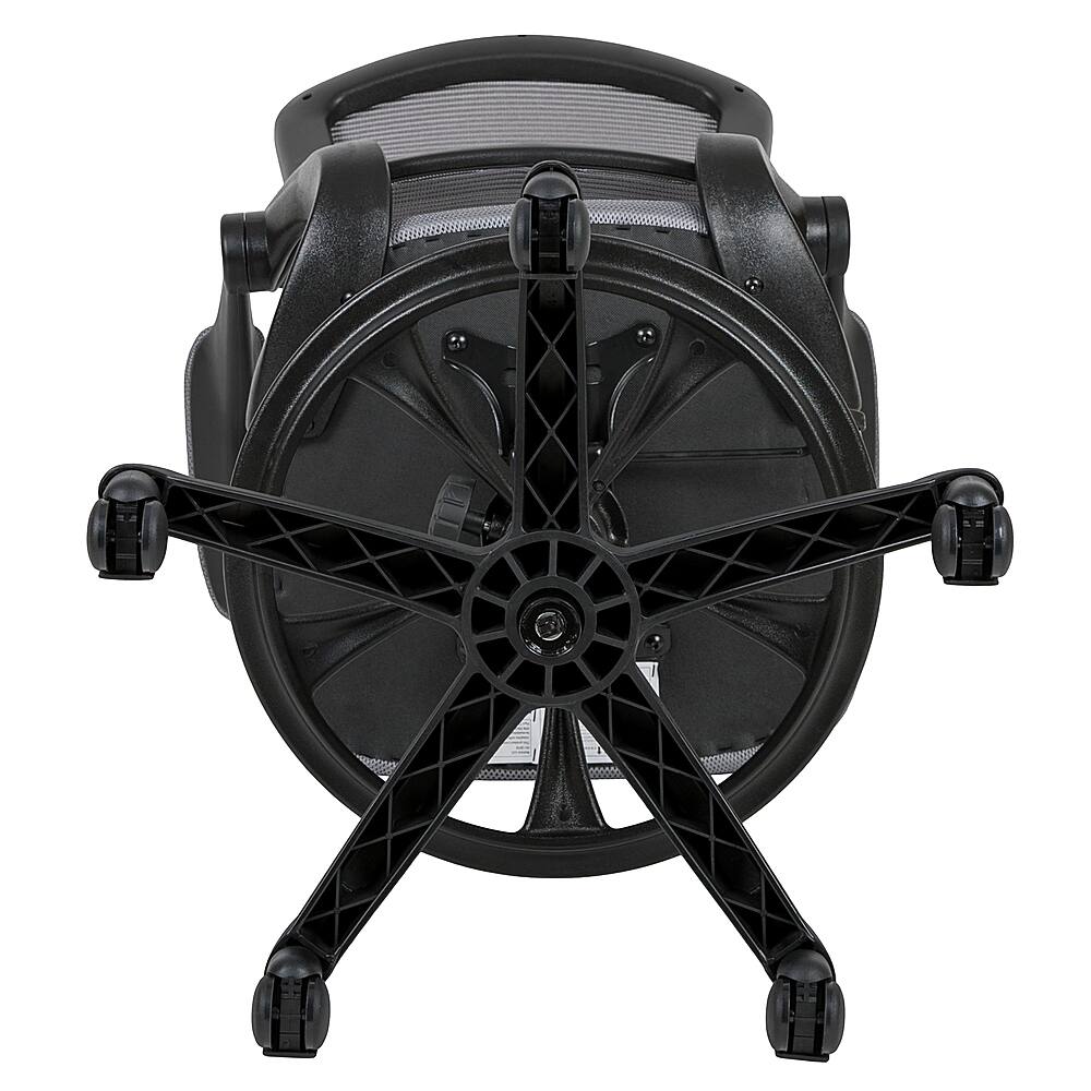 Alt View 15. Alamont Home - Kale Contemporary Mesh Drafting Stool - Dark Gray.