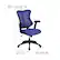 Alt View 13. Alamont Home - Kale Contemporary Mesh Executive Swivel Office Chair - Blue Mesh.
