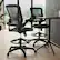 Alt View 12. Alamont Home - Kale Contemporary Mesh Drafting Stool - Black.