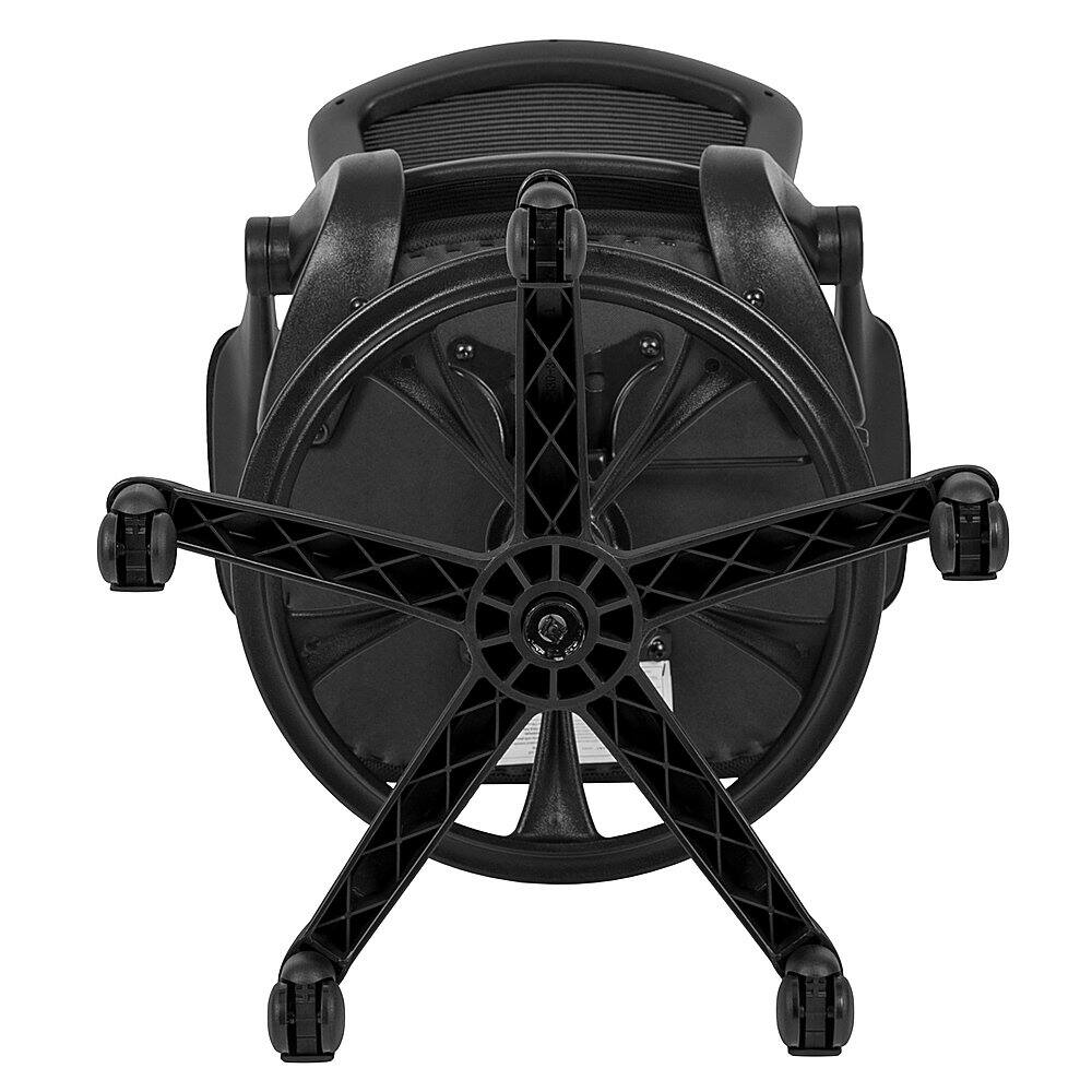 Alt View 15. Alamont Home - Kale Contemporary Mesh Drafting Stool - Black.