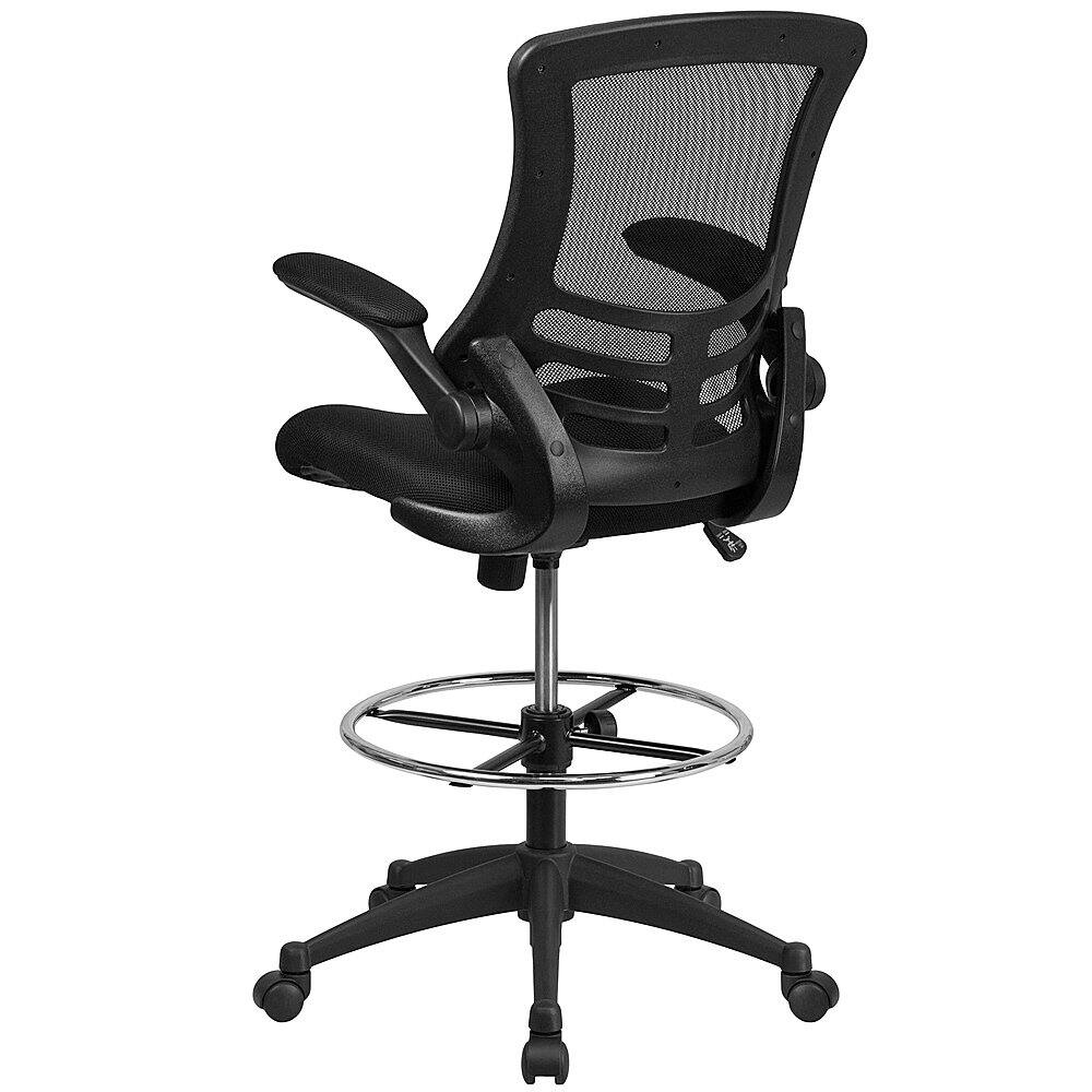 Alt View 14. Alamont Home - Kelista Contemporary Mesh Drafting Stool - Black.
