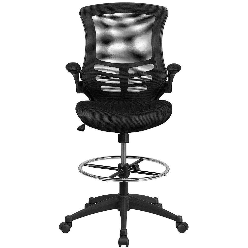Alt View 18. Alamont Home - Kelista Contemporary Mesh Drafting Stool - Black.