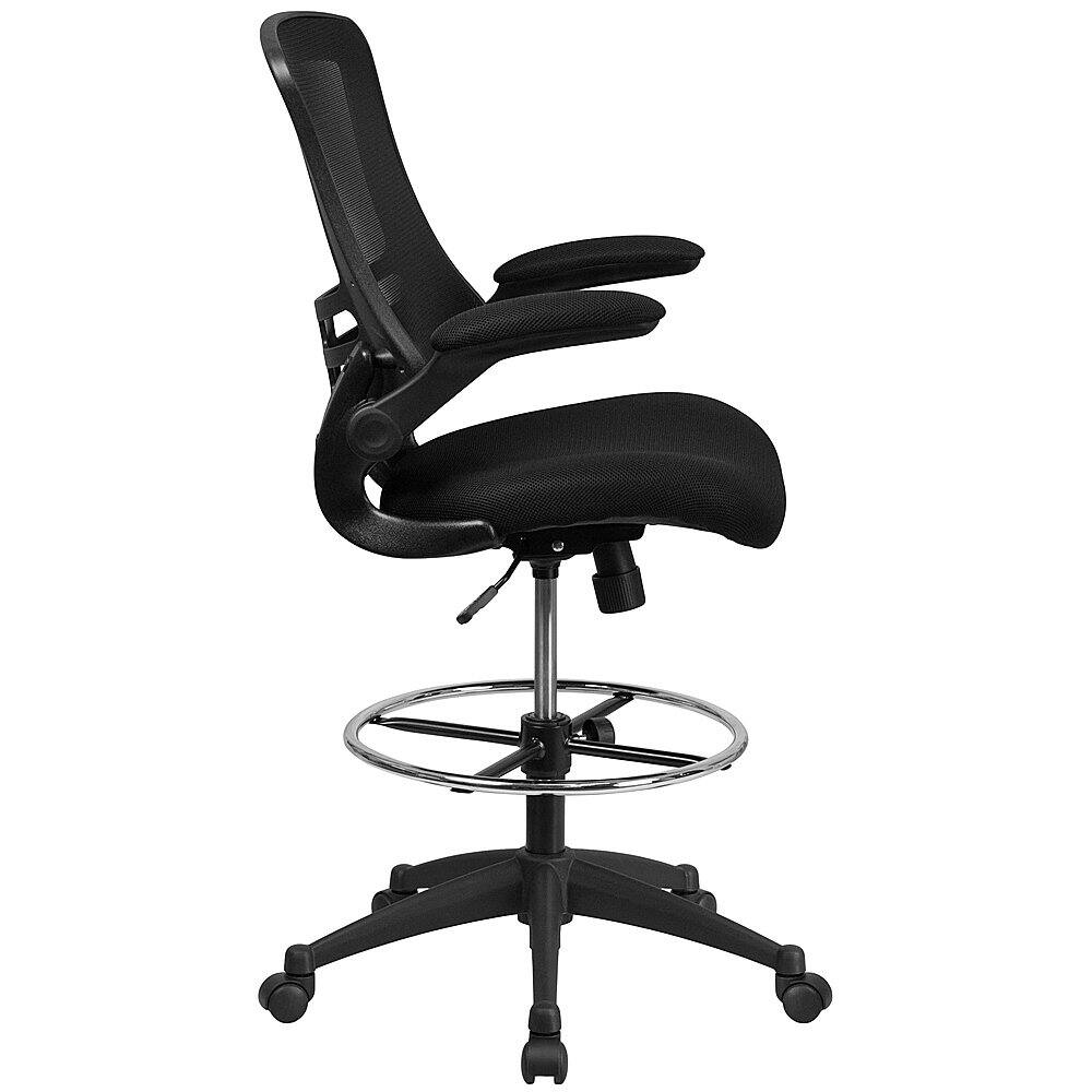 Alt View 19. Alamont Home - Kelista Contemporary Mesh Drafting Stool - Black.