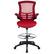 Alt View 18. Alamont Home - Kelista Contemporary Mesh Drafting Stool - Red Mesh.