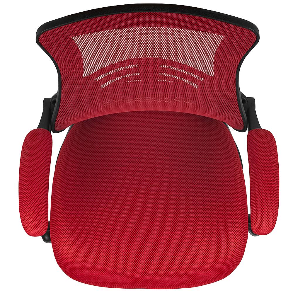 Alt View 20. Alamont Home - Kelista Contemporary Mesh Drafting Stool - Red Mesh.