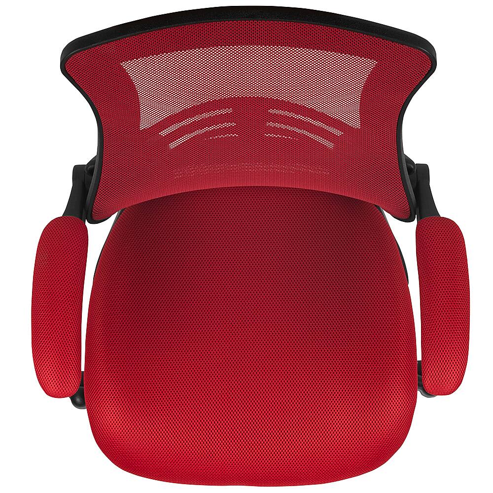 Alt View 17. Alamont Home - Kelista Contemporary Mesh Swivel Office Chair - Red Mesh.