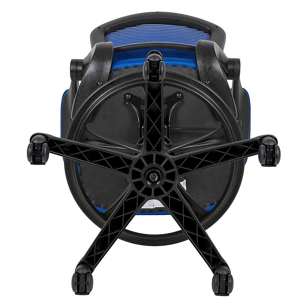 Alt View 15. Alamont Home - Kale Contemporary Mesh Drafting Stool - Blue.