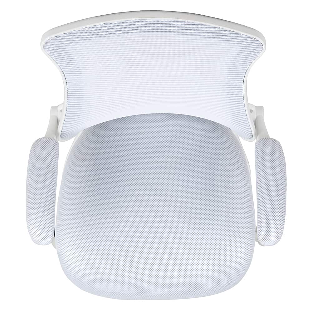 Alt View 17. Alamont Home - Kelista Contemporary Mesh Swivel Office Chair - White Mesh/White Frame.
