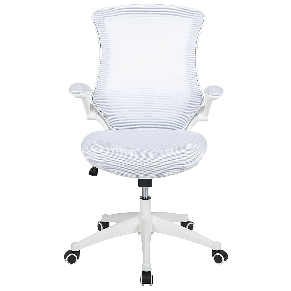 Alt View 11. Alamont Home - Kelista Contemporary Mesh Swivel Office Chair - White Mesh/White Frame.