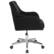 Alt View 13. Alamont Home - Rochelle Home and Office Upholstered Mid-Back Molded Frame Chair in Black Fabric - Black Fabric.
