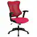 Front. Alamont Home - Kale Contemporary Mesh Executive Swivel Office Chair - Burgundy Mesh.