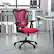 Alt View 12. Alamont Home - Kale Contemporary Mesh Executive Swivel Office Chair - Burgundy Mesh.