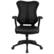 Alt View 11. Alamont Home - Kale Contemporary Leather/Faux Leather Executive Swivel Office Chair - Black LeatherSoft/Mesh.