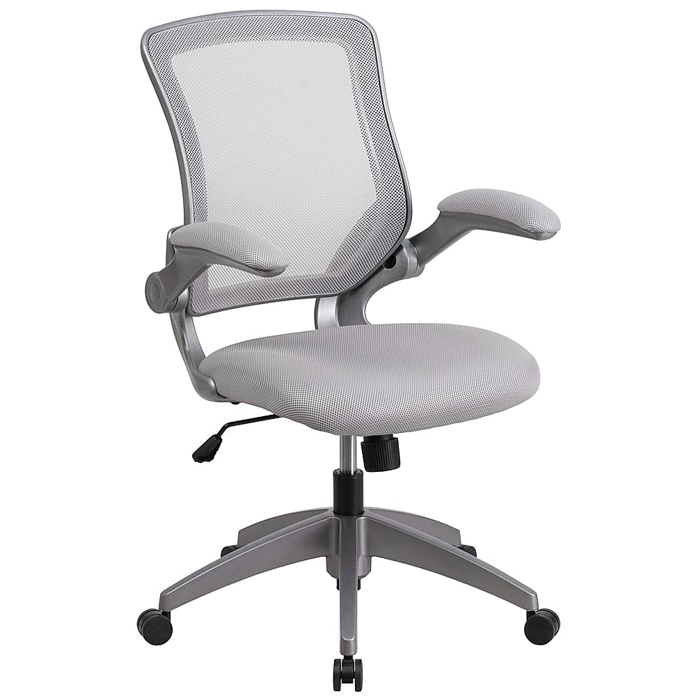 Alamont Home - Kale Contemporary Mesh Swivel Office Chair - Gray - Front_Zoom