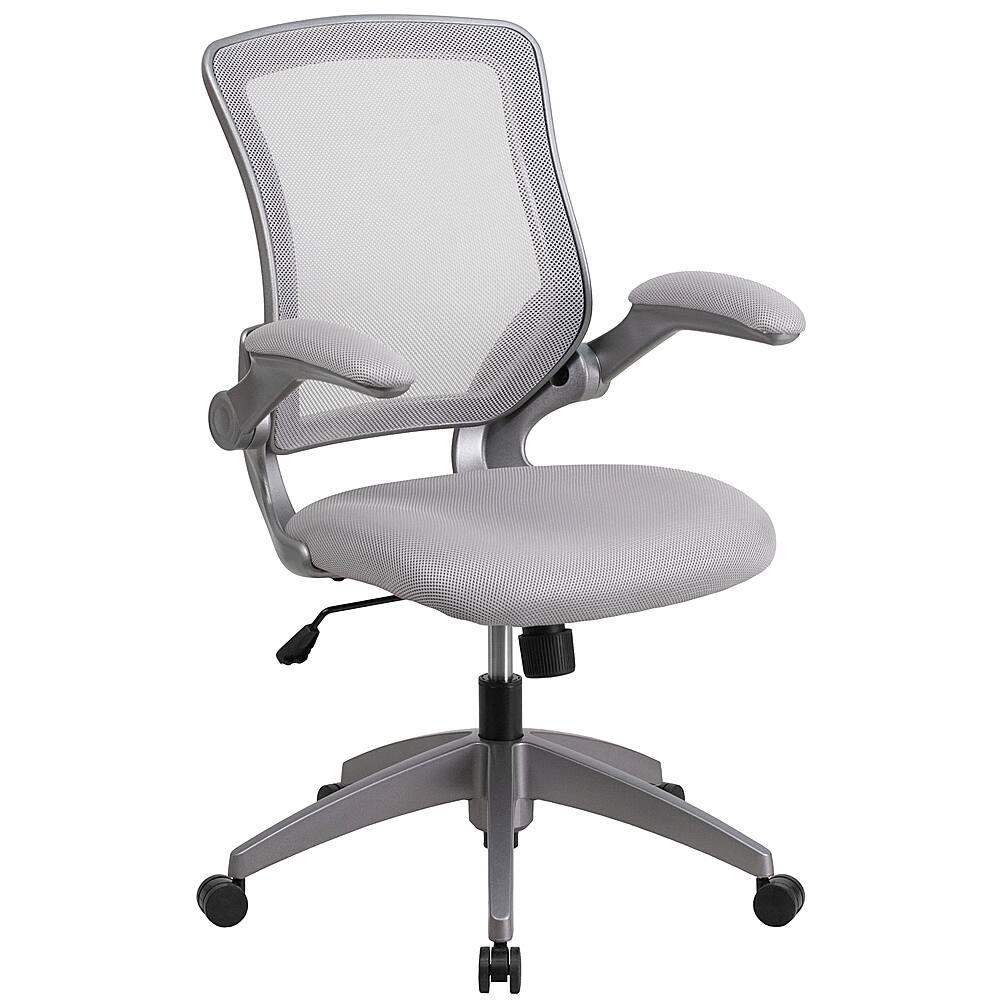 Front. Alamont Home - Kale Contemporary Mesh Swivel Office Chair - Gray.