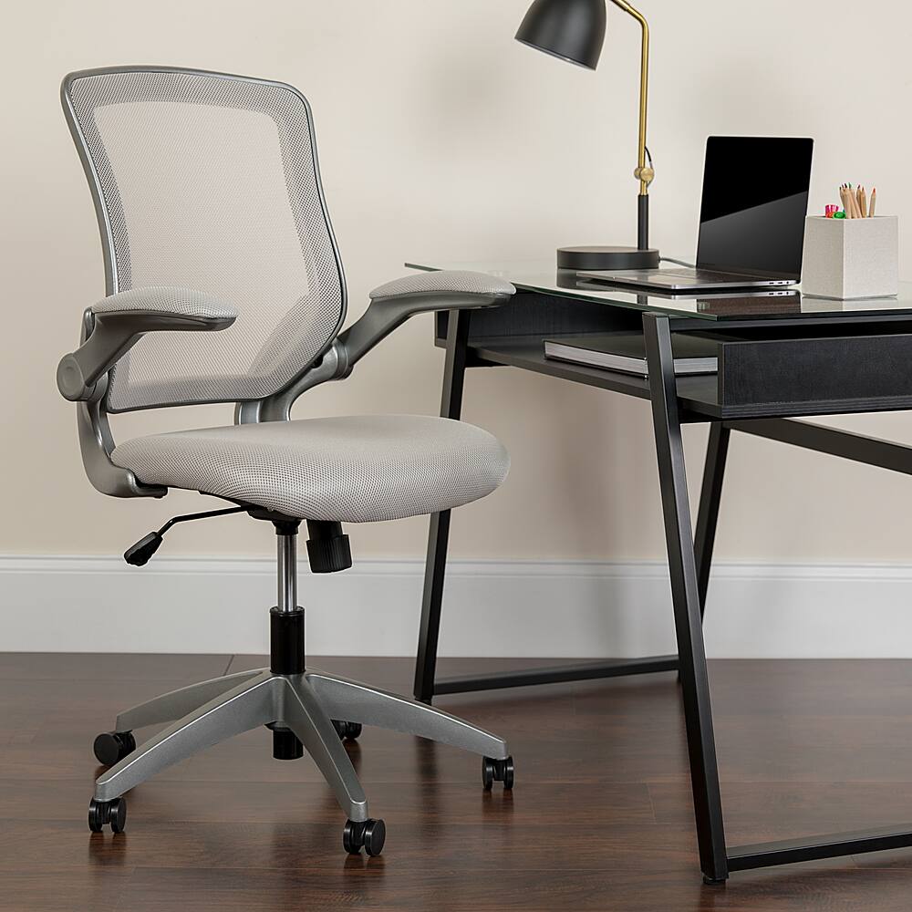 Alt View 12. Alamont Home - Kale Contemporary Mesh Swivel Office Chair - Gray.