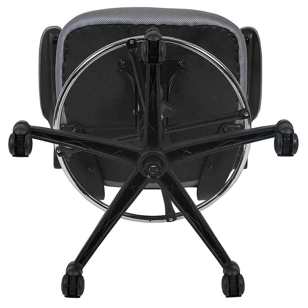 Alt View 15. Alamont Home - Kelista Contemporary Mesh Drafting Stool - Dark Gray Mesh.