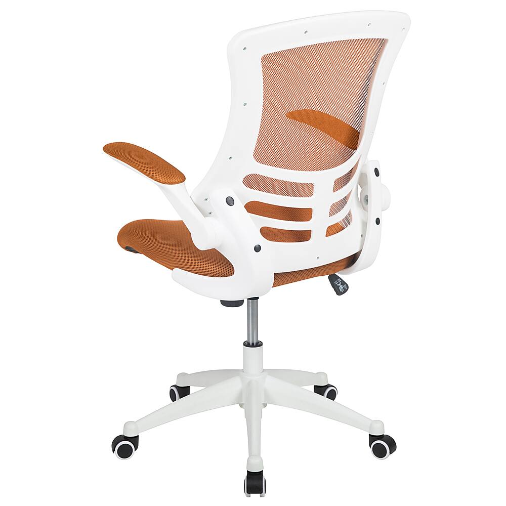 Alt View 14. Alamont Home - Kelista Contemporary Mesh Swivel Office Chair - Tan Mesh/White Frame.