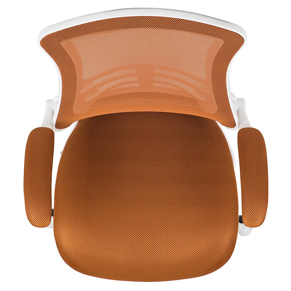 Alt View 17. Alamont Home - Kelista Contemporary Mesh Swivel Office Chair - Tan Mesh/White Frame.